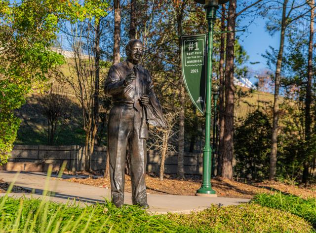 George P. Mitchell Statue