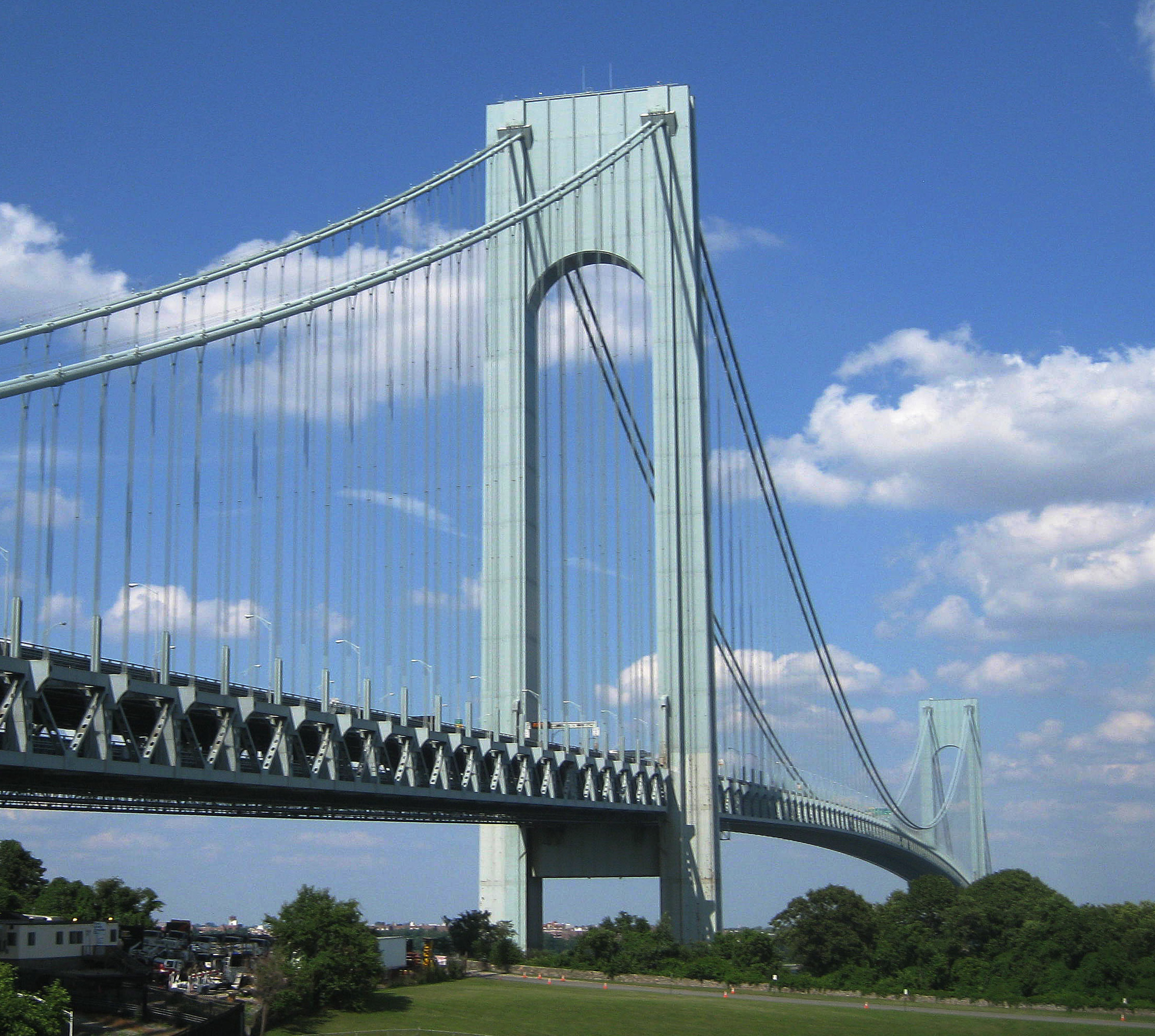 Bay Ridge - Sunset from the Verrazzano Narrows Bridge walkway