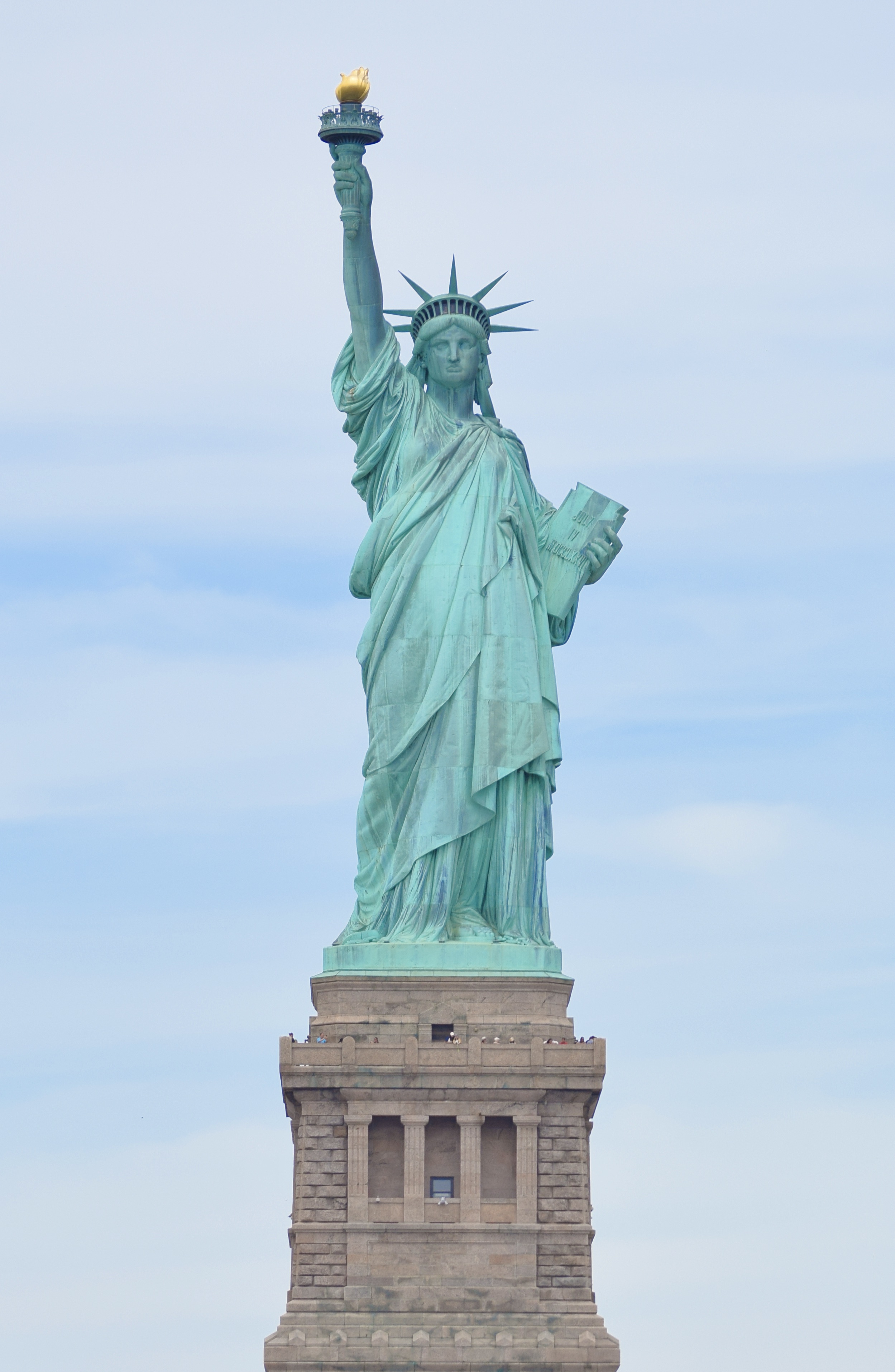 New York Harbor from the Statue of Liberty Pedestal