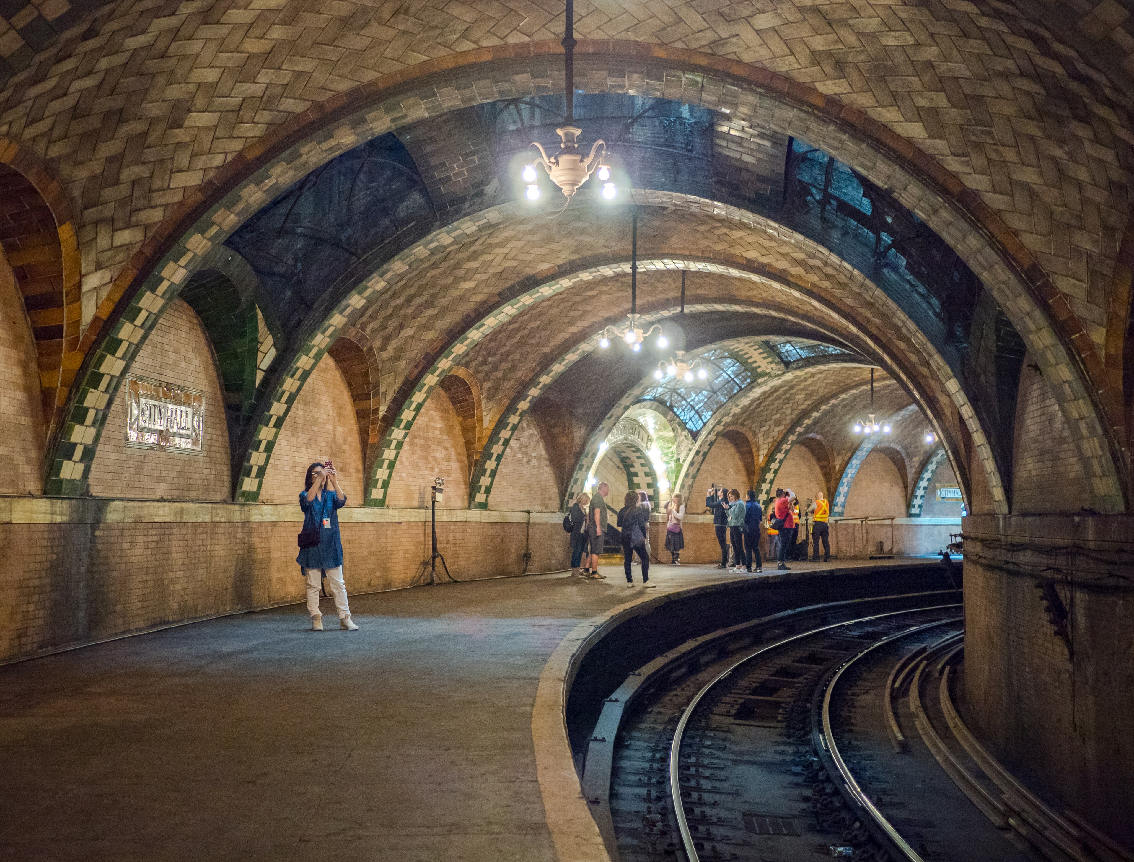 City Hall Subway Station (view from the 6 train loop)