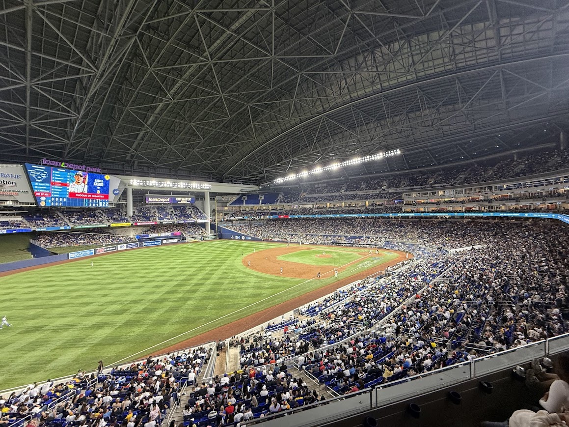 Marlins Park Retractable Roof View