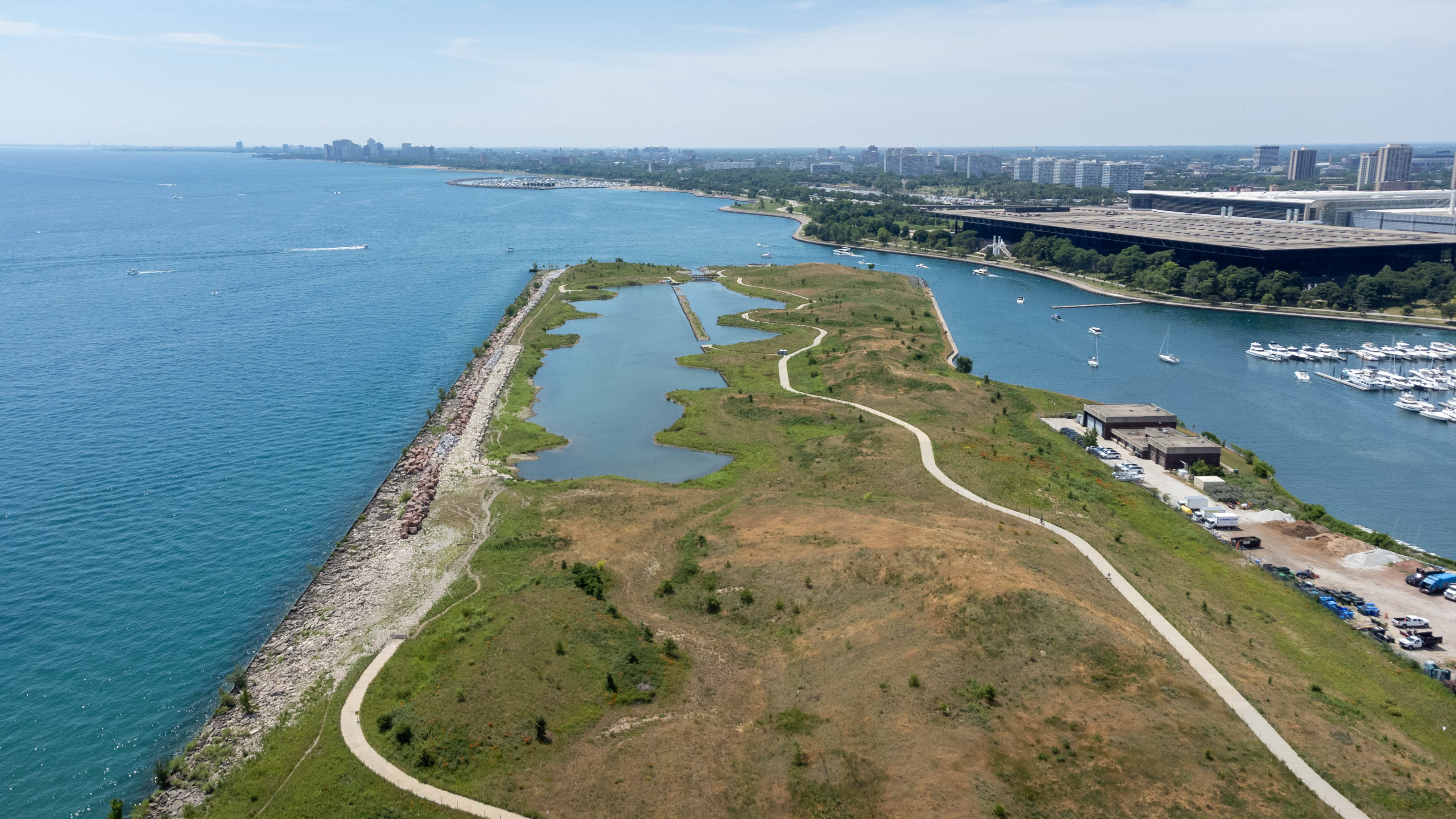 Northerly Island Skyline View
