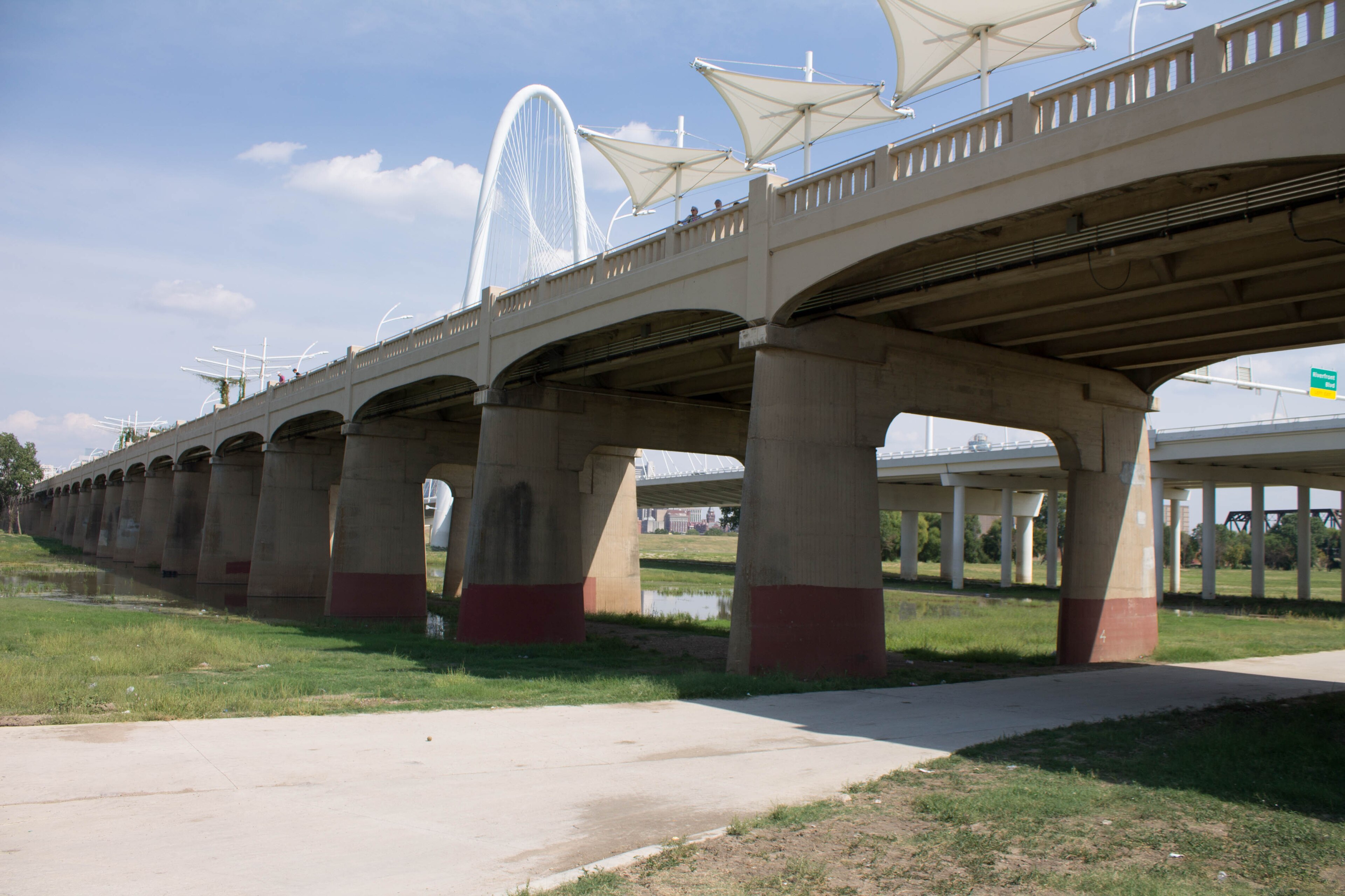 Dallas Skyline from the Continental Avenue Bridge
