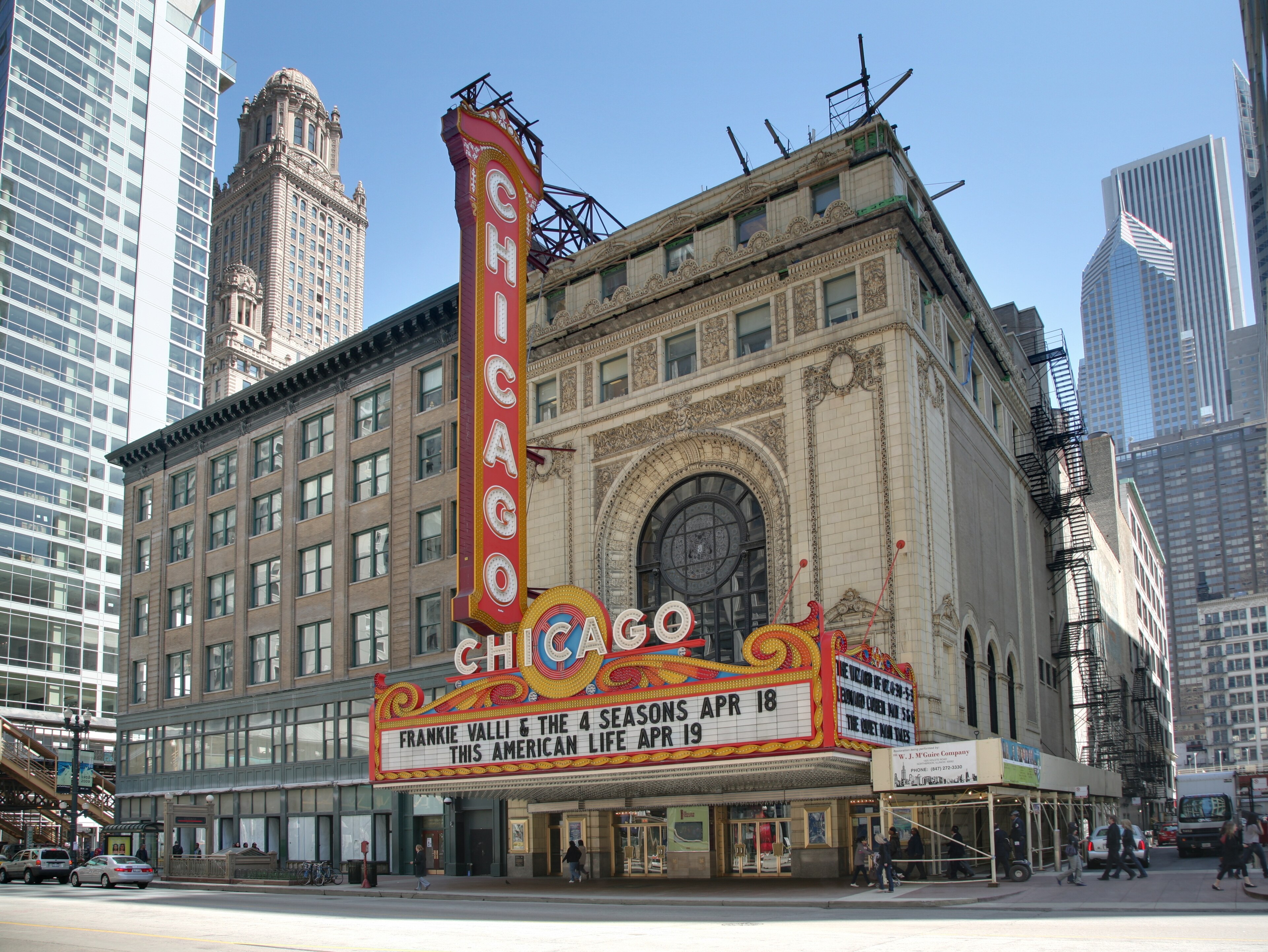 Chicago Theatre Marquee